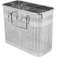 thumbnail image 1 of Czcpp-Égouttoir à Ustensiles de Cuisine en Acier Inoxydable Porte-Couverts Panier Organisateur avec Crochet (Moyen-2 Compartiments), 1 of 4