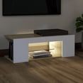thumbnail image 4 of vidaXL TV Cabinet with LED Lights Stand HiFi Unit Home Furniture Multi Colors, 4 of 26