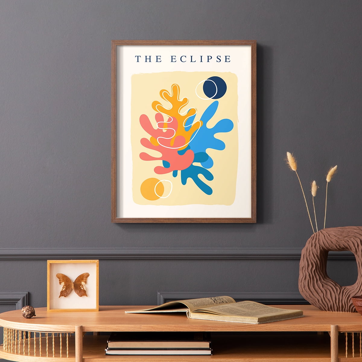 Matisse CCCXI in Brown Solid Wood 8 x 10 Framed Print