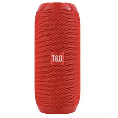 New T&G 7 inch Bluetooth Speaker 10w Wireless Waterproof Outdoor Stereo Bass USB/TF/FM Radio