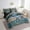 Navy Blue Brown, variant on YST Kawaii Pug Dog King Comforter Set 7-Piece Sweet Doughnut Bedding Comforter Sets, Animal Pet Theme Bed in a Bag Rainbow Watercolor Donut Bedding Set, Kids Dessert Food Bed Sheets Set