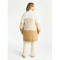 thumbnail image 2 of Terra & Sky Women's Plus Open Front Cardigan Sweater, Midweight, Size 1X-5X, 2 of 4