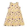 thumbnail image 3 of Girls Dress Flowers and Butterflies Sleeveless Dress for Girls Hem A-Line Casual Sundress, 3 of 7