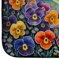 thumbnail image 4 of Carolines Treasures DAC1450DDM 21 x 14 in. Pansies in Color Dish Drying Mat, 4 of 5