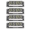 thumbnail image 3 of LED 4 Digit 7 Segment 0.56in TM1637 Drive Chip Tube Clock Display 4 Sets Digital Tube LED Display Module, 3 of 8