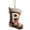 P, variant on Virelaxpo 26 Letters Acrylic Christmas Stocking Ornaments, Personalized Alphabet Hanging Decor for Christmas Tree with Festive Designs