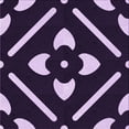 thumbnail image 1 of Ahgly Company Machine Washable Indoor Square Transitional Rich Lilac Purple Area Rugs, 5' Square, 1 of 7