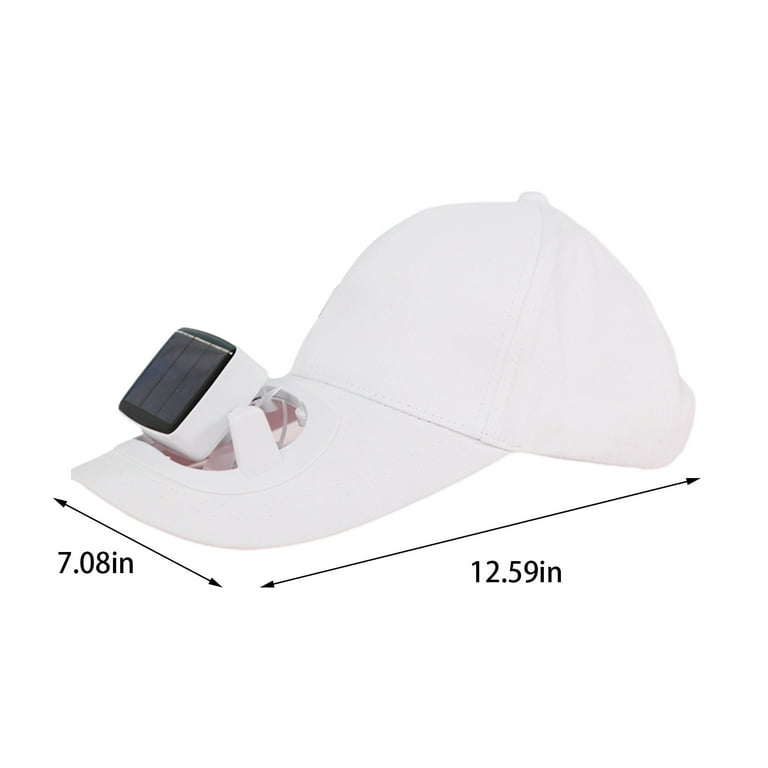 solacol Usb Fans Portable Rechargeable Fan Cap Usb Charging Baseball Golf  Hat Cool Your Face in Hot Sun Summer Camping & Hiking for Adults Teens Hats