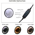 thumbnail image 4 of Inicio Espejo de luna Espejo de maquillaje Marco de madera Brillo USB ajustable yeacher espejo, 4 of 7