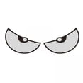 thumbnail image 1 of 5xpegatinas De Ojos Grandes Para Coche, Bonitas Pegatinas De Aire Acondicionado Divididas Para Ventana De Coche, Bicicleta,, 1 of 8