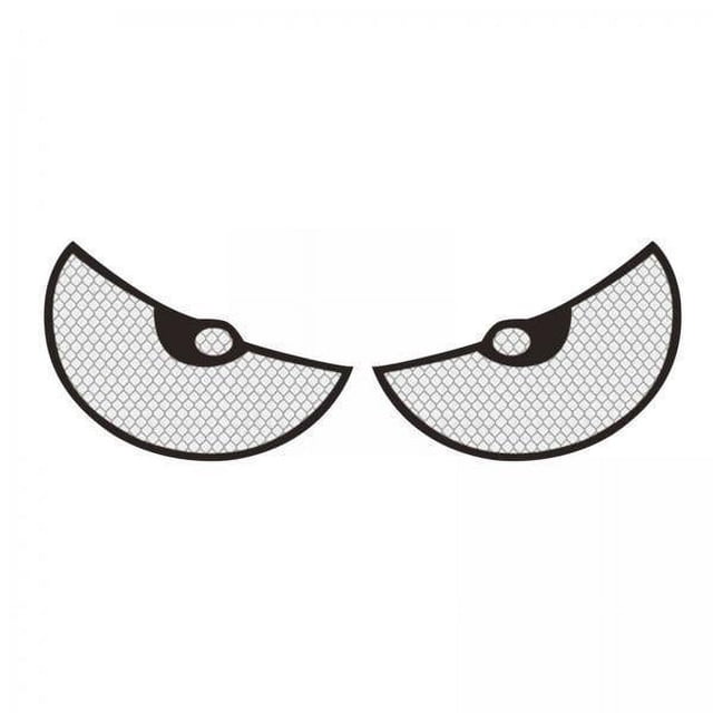 5xpegatinas De Ojos Grandes Para Coche, Bonitas Pegatinas De Aire Acondicionado Divididas Para Ventana De Coche, Bicicleta,