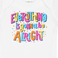 thumbnail image 4 of Inktastic Everything is Gonna be Alright Inspirational Quote Boys or Girls Baby Bodysuit, 4 of 5