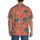 thumbnail image 3 of Fotbe Hedgehog Mushroom Camisa Estampada de Manga Corta para Hombre, Casual de Verano, Estilo Playero, Sin Arrugas-Large, 3 of 5