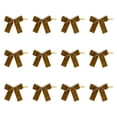 thumbnail image 2 of 12 lazos de terciopelo para de , adornos de terciopelo, decoración navideña, fiestas, bodas, escaleras, puertas, guirnaldas decorativas. Café, 2 of 8