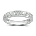 thumbnail image 4 of 1/2 Carat T.W Diamond Miracle Plate Sterling Silver Bridal Set., 4 of 7