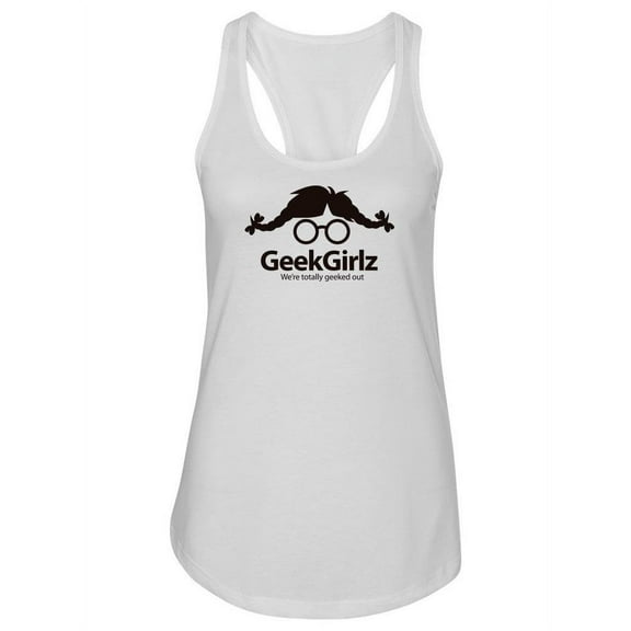 Geek Girl Design. Tank Women -Image by Shutterstock, Female Large