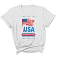 thumbnail image 2 of Vetsdori Mens Summer Tshirts Red White and Blue Short Sleeve Pullover Independence Day American Flag Fourth of July Shirts,Patriotic Crew Neck Tops for Men, 2 of 5