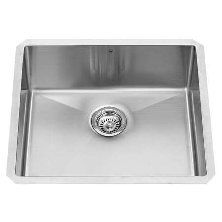 Vigo 23" Undermount Stainless Steel 16-Gauge Stainless Steel Single Kitchen sink