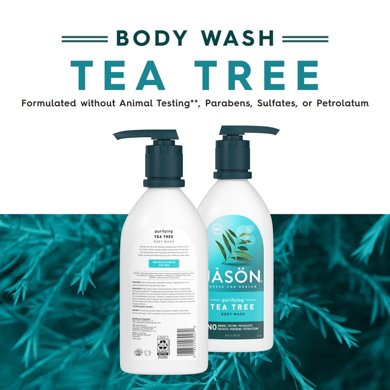 JASON, Purifying Body Wash, Tea Tree, 30 fl oz with Aloe Vera