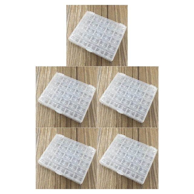 Maytalsory Bobbin Box Sewing Knitting Thread Spool Case Organizer Container Holder Type 1 5Set