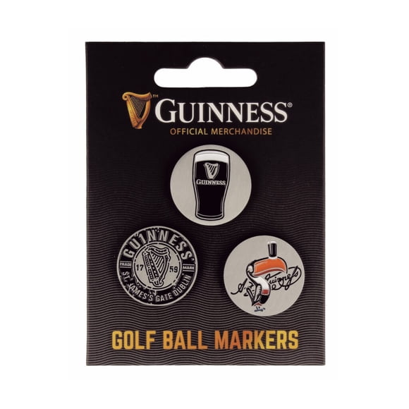 Guinness Golf Ball Markers (3-Piece)