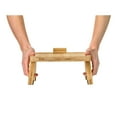 thumbnail image 2 of Support Plus Couch Arm Table Tray - Bamboo Sofa Arm Tray Table, Clip On Couch Armrest Side Table with Rotating Tablet/Phone Rest, Recliner Table Snack Tray, 2 of 5