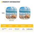 thumbnail image 5 of Jeiento Starfish Sea Sunshade Visor 2 PCS Car Windshield Sun Shade Easy Installation Foldable Automotive Interior Accessories for Sun Protection Sun Shade for UV Protection, 5 of 7