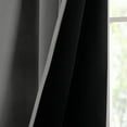 thumbnail image 3 of Deconovo Total Blackout Curtains for Living Room, Thermal Insulated, 2 Panels, 52"x84", Dark Gray, 3 of 9