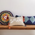 thumbnail image 3 of Levtex Home - Amelie - Decorative Pillow (12 x 24in.) - Embroidered Medallions - Navy and Blue, 3 of 3