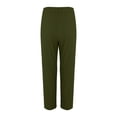 thumbnail image 5 of Stephy Women's New Thin Elastic Loose Large Size Korean Version of Everything Long Trousers Casual Trousers Haren, Black, L, 5 of 9