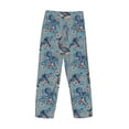 thumbnail image 4 of Kdxio Underwater Animals and Flowers Print Men's Sleep Pajama Pant Lounge Pants with Pockets, 4 of 8