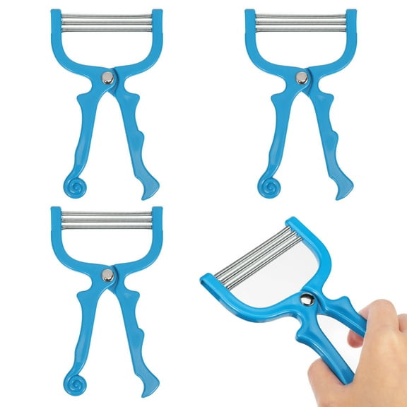 Beaupretty 3Pcs Hair Removal Device for Face Hair with ABS Blue for Daily Use
