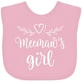 thumbnail image 3 of Inktastic Meemaw Girl Granddaughter Girls Baby Bib, 3 of 4