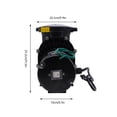 thumbnail image 4 of 2 HP Swimming Pool Pump Motor Filter Pump W/ Strainer In/ Above Ground 115/220V 1500W Dual Voltage Pool Pump, 4 of 18