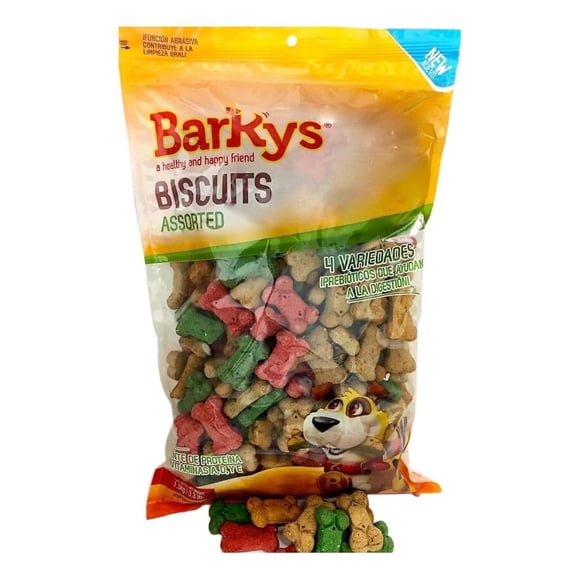 Premios para perro Barkys galletas de sabores 1.5 Kg