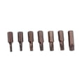 thumbnail image 5 of Juego de brocas de destornillador Torx de seguridad magnético T10-T40 de 1/4" vástago hexagonal de 0.98" en acero S2, 5 of 5