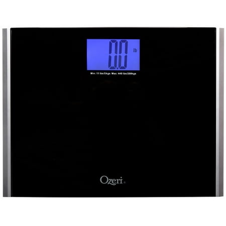 Ozeri Precision Pro II Digital Bath Scale (440 lbs Capacity) with Weight Change Detection