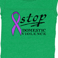 thumbnail image 4 of Inktastic Stop Domestic Violence-purple Ribbon Boys or Girls Baby Bodysuit, 4 of 5