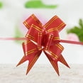 thumbnail image 3 of Toystoory 10pcs Belleza Organza Cinta Lazos Coche Boda Regalo Decoración Envolvente Kits de decoración para fiestas Rojo, 3 of 6