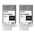 thumbnail image 2 of Tanques de tinta Canon PFI-120MBK, pigmento negro mate, 130 ml (x2), 2 of 2
