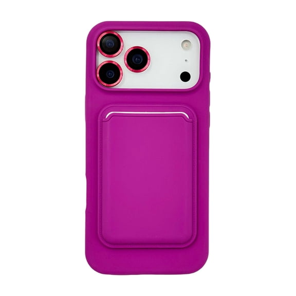 For iPhone 15 Pro Max Wallet Phone Case,2-in-1 Magnetic Detachable Card Holder,Compatible with Mag-Safe,With Camera Lens Protector,Shockproof Anti-Scratch Protection,Durable Phone Case,Darkpurple