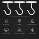 thumbnail image 4 of Plant Hook Ceiling Mount Hangers for Hanging Plants 8Sets Durable Iron, 4 of 5