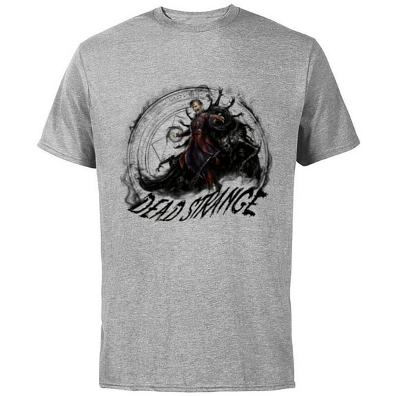Marvel Doctor Strange Multiverse of Madness Dead Strange - Short Sleeve Cotton T-Shirt for Adults - Customized-Athletic Heather