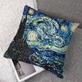 thumbnail image 7 of nygtbtfer Van Gogh Throw Pillow Cover Classic Arts Farmhouse Sky Moon Rectangle Pillow Cases Home Decorative Linen Cushion Cover for Bed Sofa White, 7 of 7