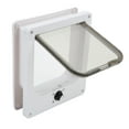 thumbnail image 4 of Puerta para gatos resistente a la intemperie, 4 modos, Control de interruptor giratorio, puerta Interior Exterior para gatos para mascotas CatsL, 4 of 5