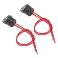 thumbnail image 1 of Temperature Switch, Thermostat Thermal Control Switch 10A 250V 2 Pcs Waterproof High Sensitivity  For Electrical Appliances 20 Degrees Celsius ,50 Degrees Celsius ,80 Degrees, 1 of 8