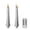 B-2pcs, variant on YiFudd Halloween Ghost Flameless Taper Candles 2-Pack, Sad Frown Face LED with Remote & Timer, Battery Operated for Candle Holders