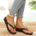thumbnail image 6 of Sandals Women Slim Comfortable Flip Flops Summer Beach Thong Arch Support Non Slip, 6 of 8
