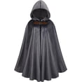 thumbnail image 1 of Capa de gamuza de ciervo medieval, disfraz de cosplay de guerrero de batalla retro de Halloween, 1 of 6