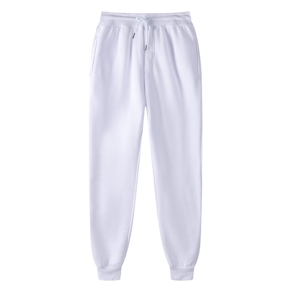 Men’s Jogger Sweatpants with Pockets Casual Drawstring Athletic Pants for Running Workout Training Elastic Waist Tapered Leg Comfortable Streetwear Winter Thick Padded Pants